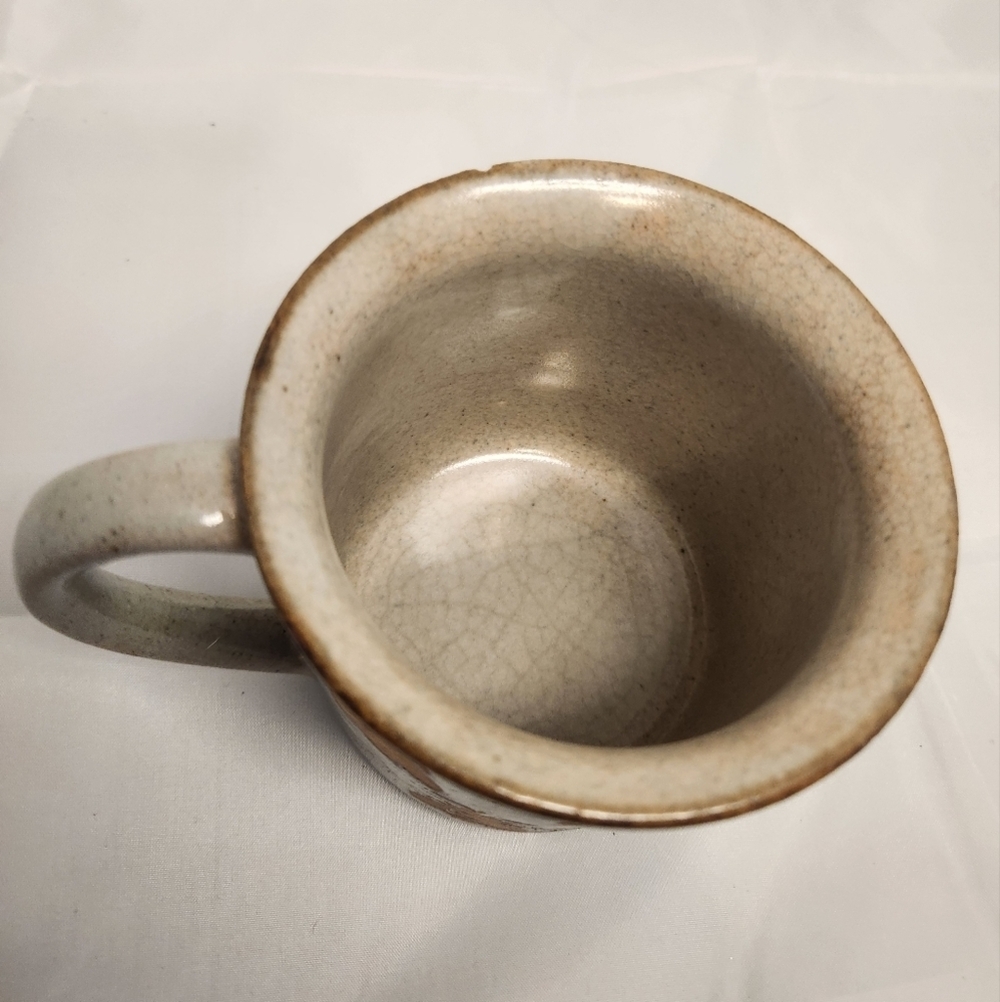 3 1/2" Handmade Boho Style Bee Coffee Mug - Picture 6 of 16
